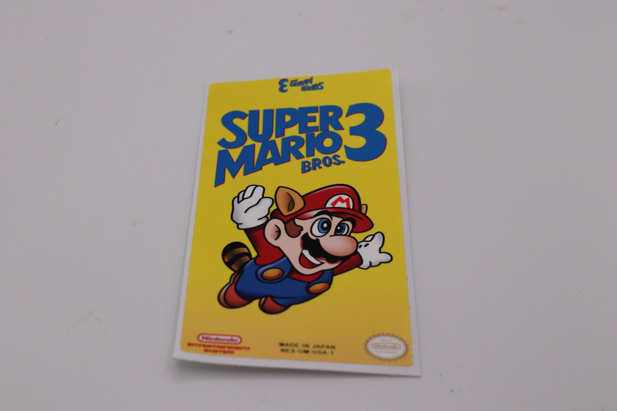 NES Replacement Game Label – Nintendo Cartridge Sticker, Front or Set