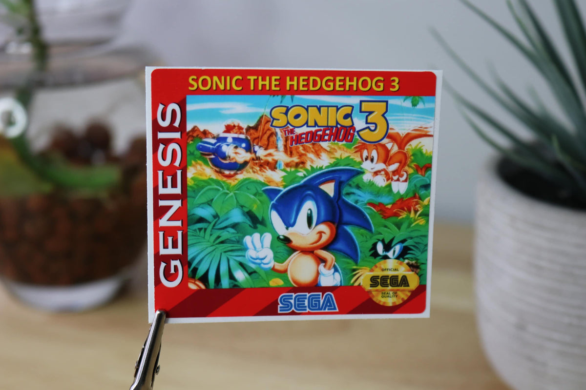 Sega Genesis / Mega Drive Replacement Game Label – Custom Cartridge Sticker
