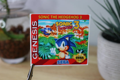 Sega Genesis / Mega Drive Replacement Game Label – Custom Cartridge Sticker