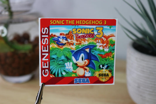 Sega Genesis / Mega Drive Replacement Game Label – Custom Cartridge Sticker