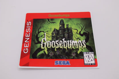 Sega Genesis / Mega Drive Replacement Game Label – Custom Cartridge Sticker