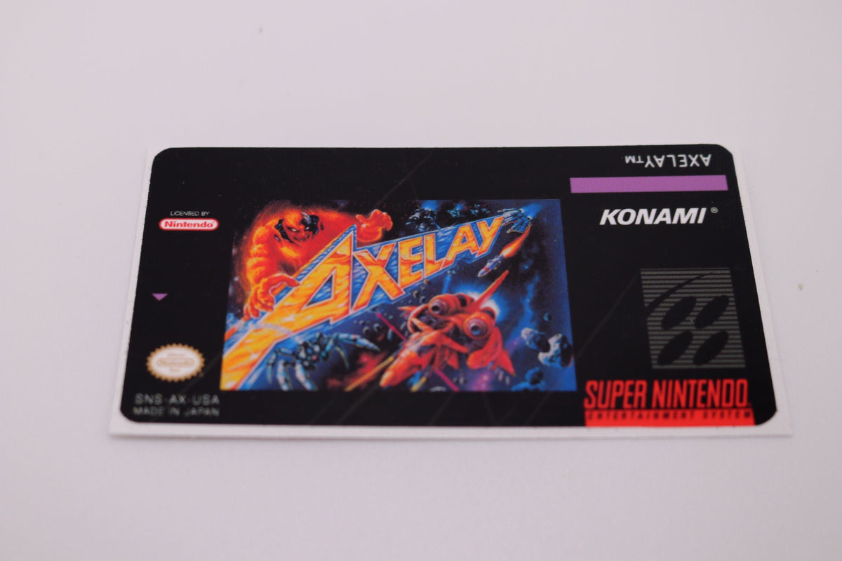 SNES Replacement Game Label – Custom Super Nintendo Cartridge Sticker