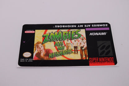 SNES Replacement Game Label – Custom Super Nintendo Cartridge Sticker