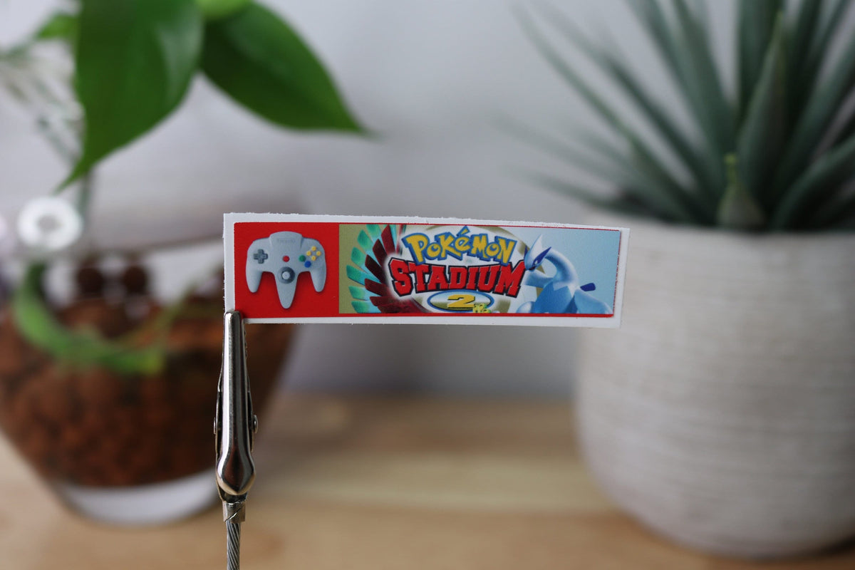 N64 Cartridge Spine Labels – Nintendo 64 Top Label Set, 1–296 Games