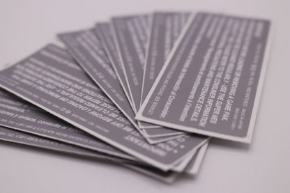 SNES Replacement Back Label – Super Nintendo Cartridge Rear Sticker, 1–20 Pack