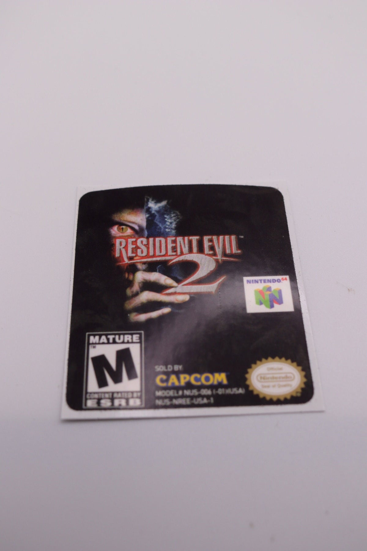 N64 Replacement Game Label – Custom Nintendo 64 Cartridge Sticker
