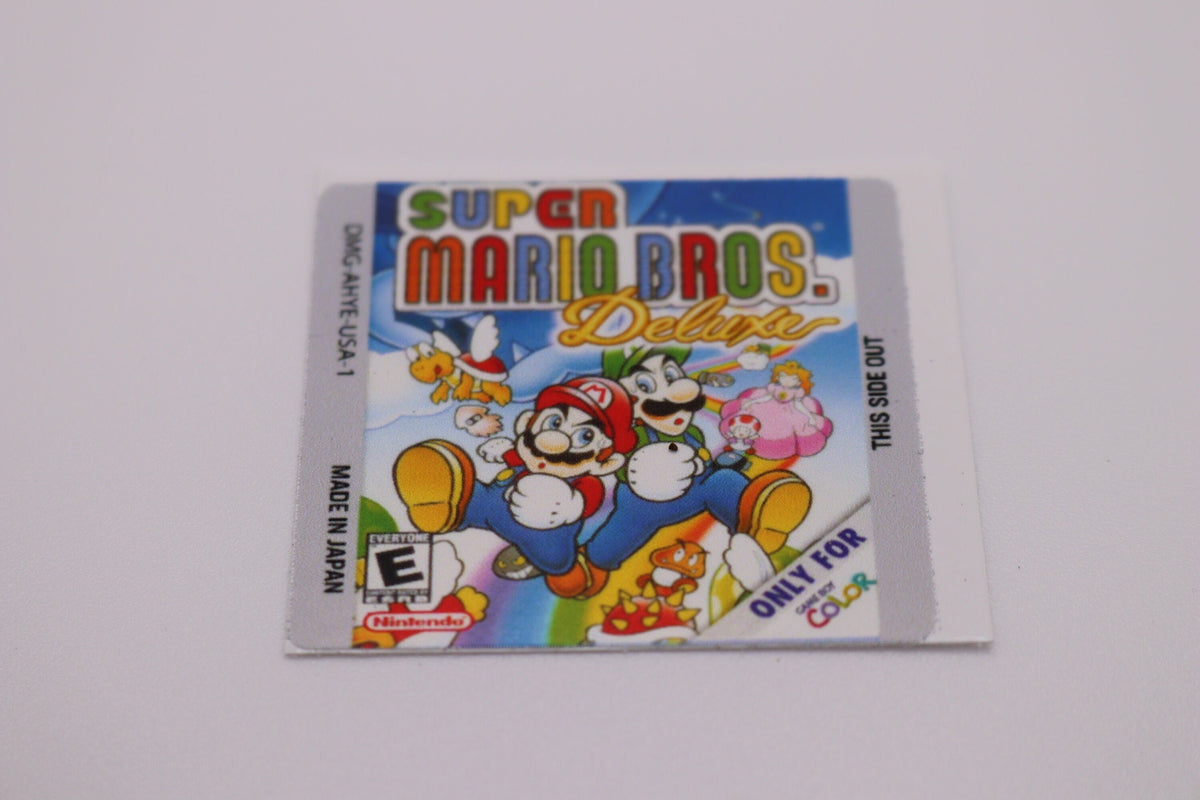 Game Boy Replacement Game Label – Custom GB/GBC Cartridge Sticker