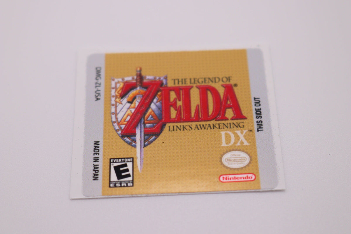 Game Boy Replacement Game Label – Custom GB/GBC Cartridge Sticker