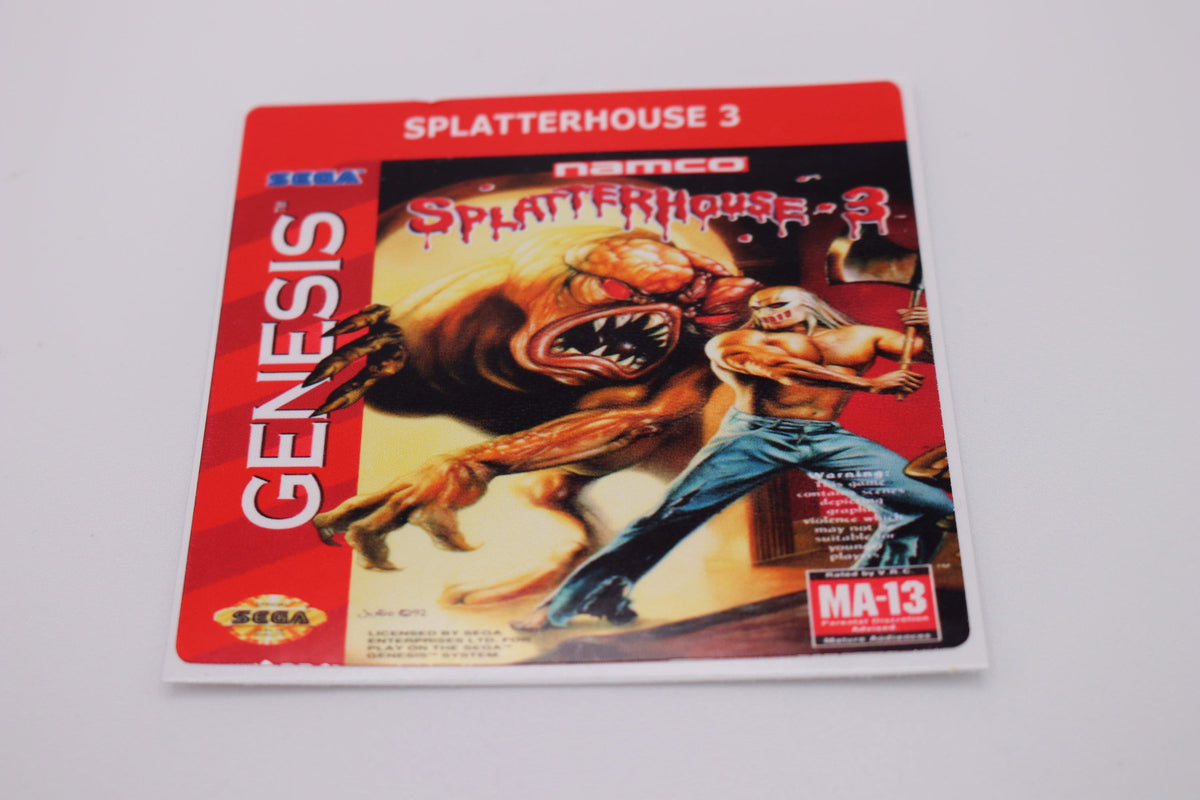 Sega Genesis / Mega Drive Replacement Game Label – Custom Cartridge Sticker
