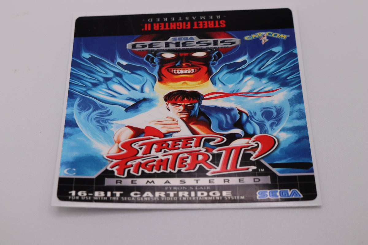 Sega Genesis / Mega Drive Replacement Game Label – Custom Cartridge Sticker