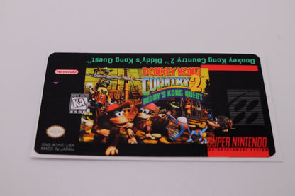 SNES Replacement Game Label – Custom Super Nintendo Cartridge Sticker