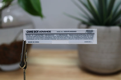 Game Boy Advance Replacement Back Label – GBA Cartridge Rear Sticker