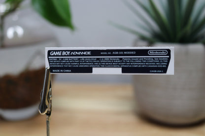 Game Boy Advance Replacement Back Label – GBA Cartridge Rear Sticker
