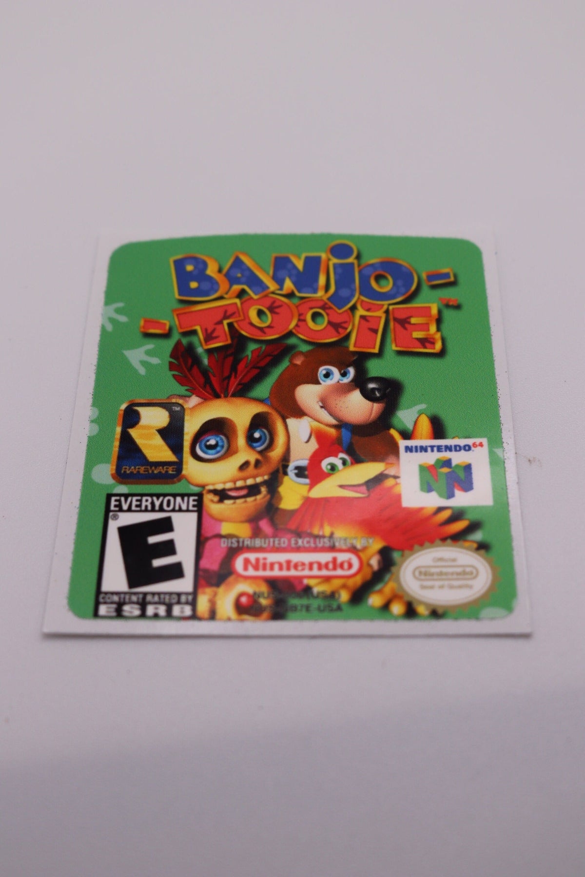 N64 Replacement Game Label – Custom Nintendo 64 Cartridge Sticker