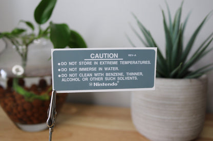 NES Replacement Back Label – Nintendo Cartridge Rear Sticker, 1–20 Pack